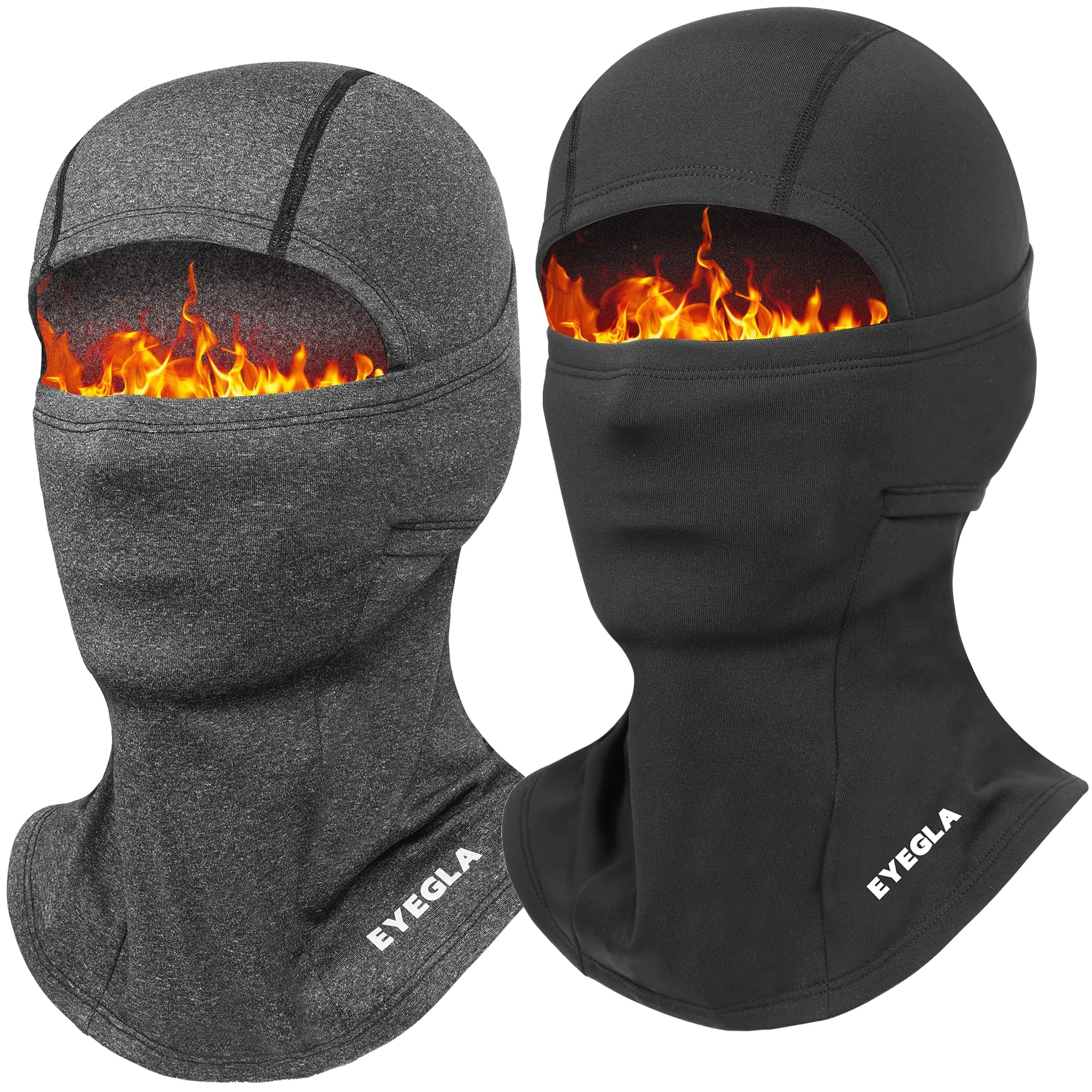 2 Pieces Balaclava Ski Mask for Men Cold Winter Thermal Face Mask Women for Snowboard Motorcycle Cycling